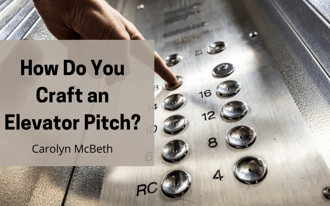 How Do You Craft An Elevator Pitch Min